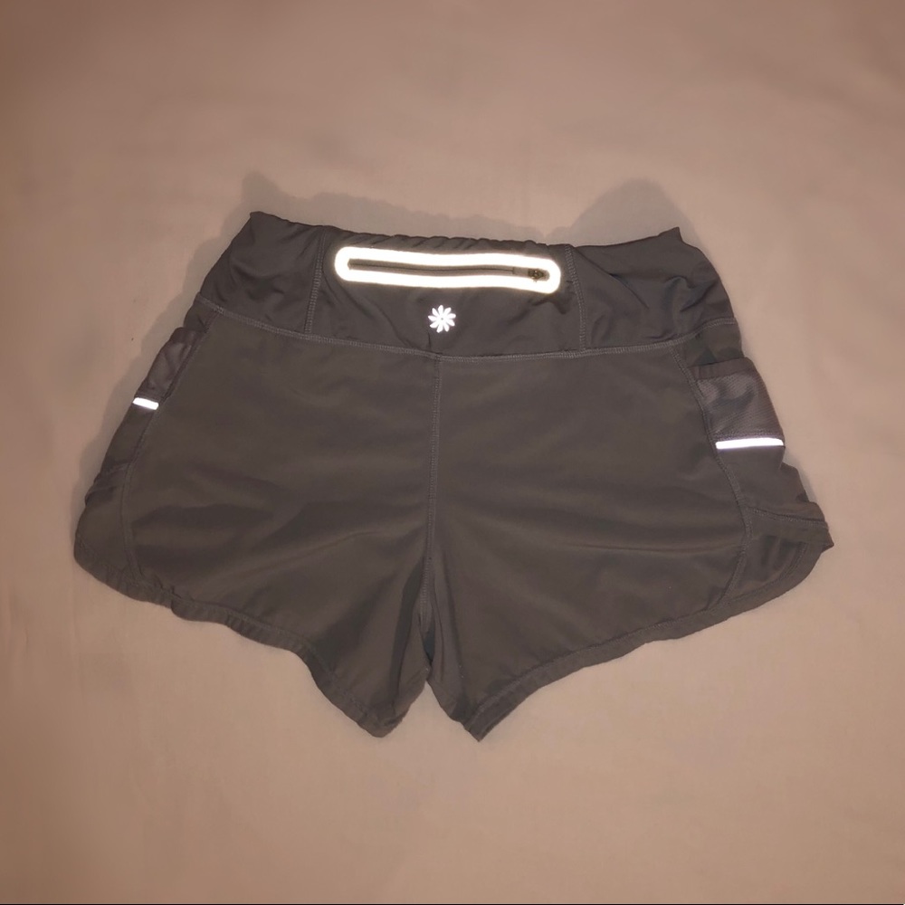 Athleta light grey shorts